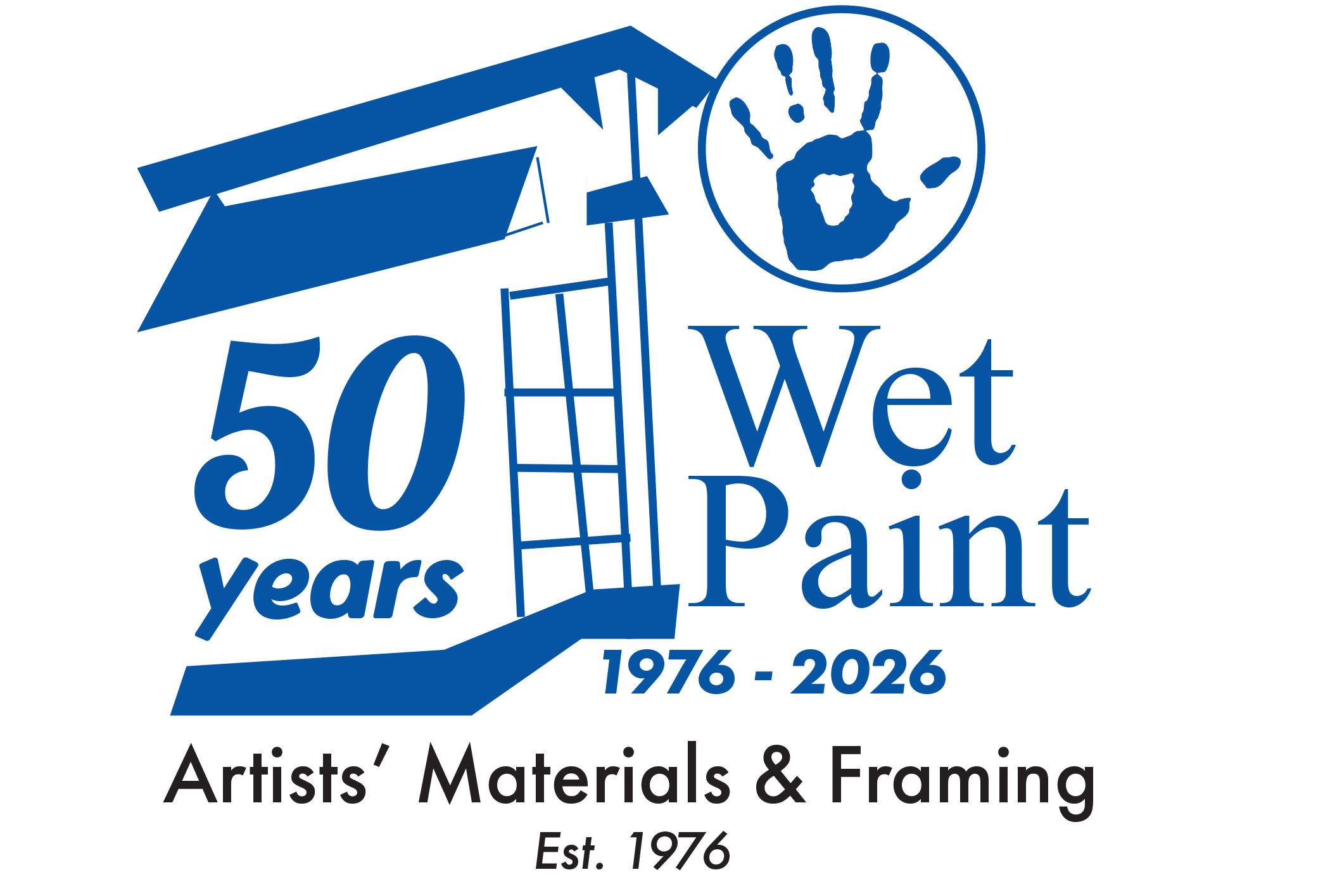 Wet Paint 50th Anniversary logo